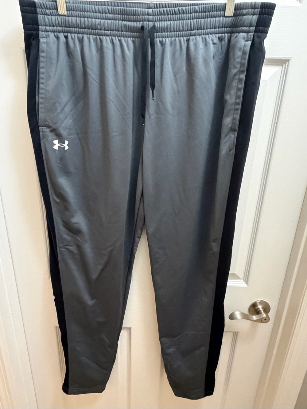 Under Armour Gray and Black Men's Athletic Joggers